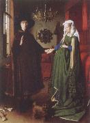 Jan Van Eyck The Arnolfini Portrait oil